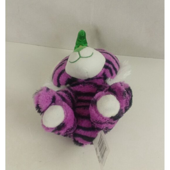 Walmart Purple Jester Tiger Green Gold Red Mardi Gras Plush 7.25" - Picture 6 of 7